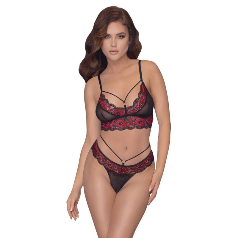 Bra Set black/red M